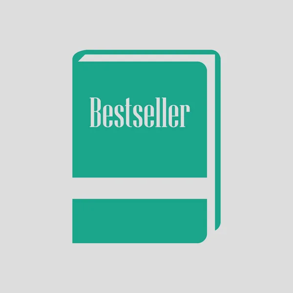 Иконка книги бестселлера — стоковый вектор