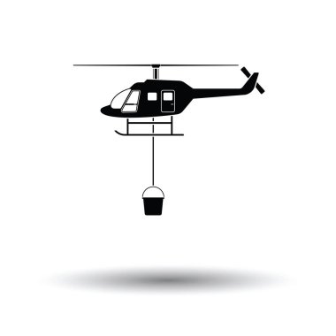 Yangın Servisi helikopter simgesini