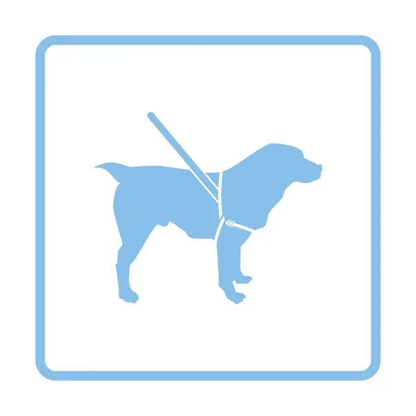 Icono del perro guía — Vector de stock