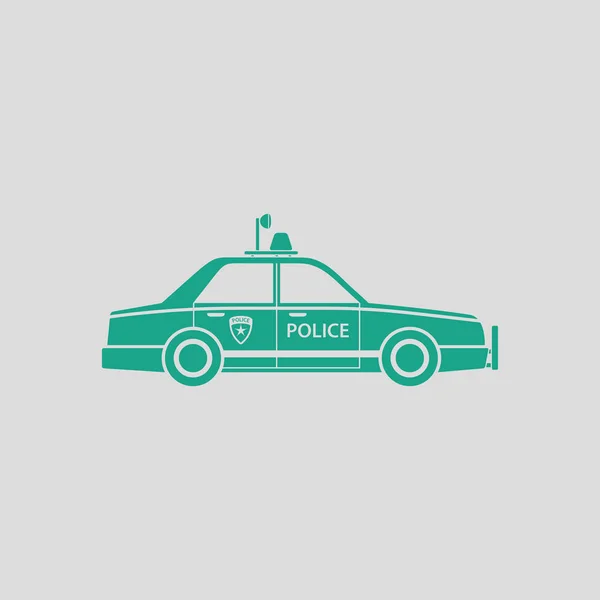 Police car icon — Stock Vector