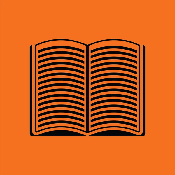 Libro abierto icono — Vector de stock