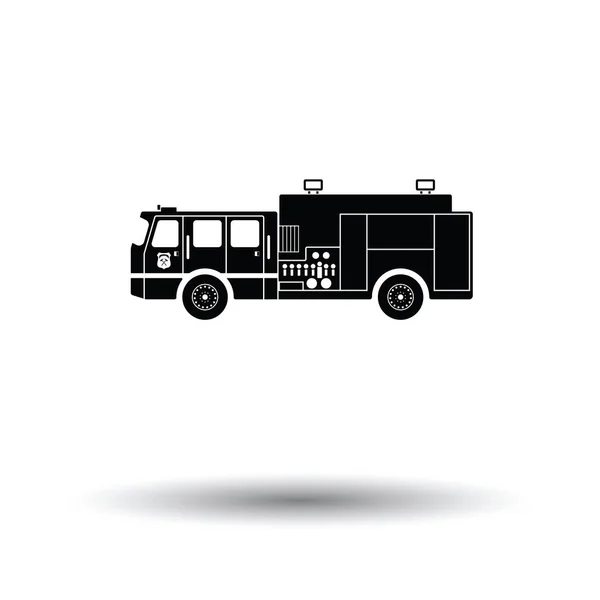 Fire service truck ikona — Wektor stockowy