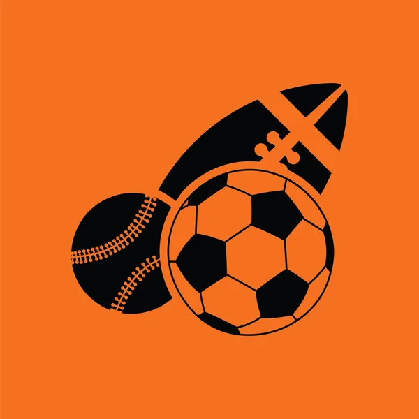 Esporte Bolas ícone —  Vetores de Stock
