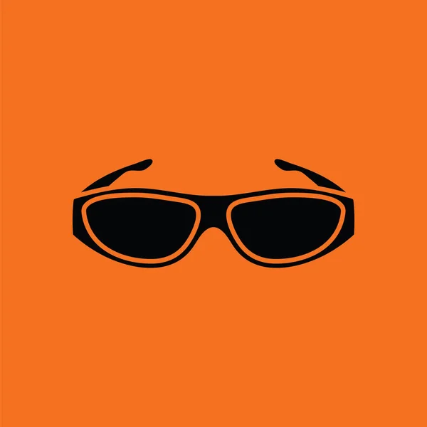 Icono de gafas de sol Poker — Vector de stock