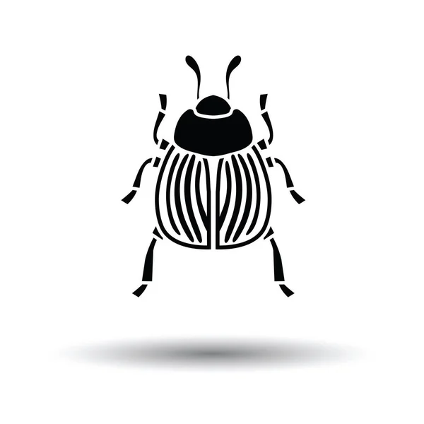 Escarabajo de Colorado icono — Vector de stock