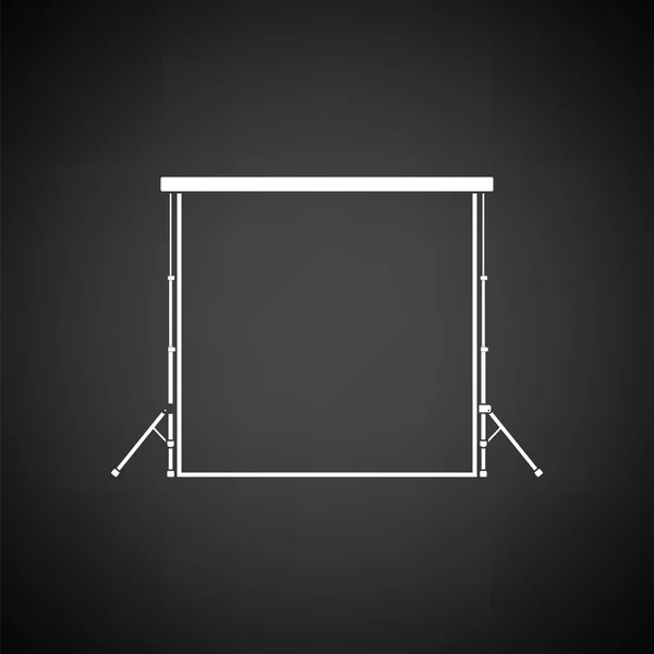 Icon of studio photo background — Stock Vector
