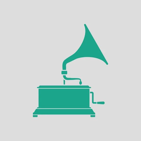 Illustration d'icône de gramophone . — Image vectorielle