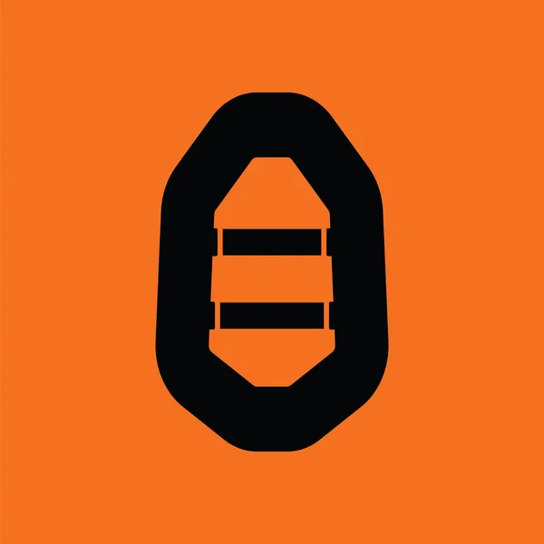 Pictogram voor rubberboot — Stockvector