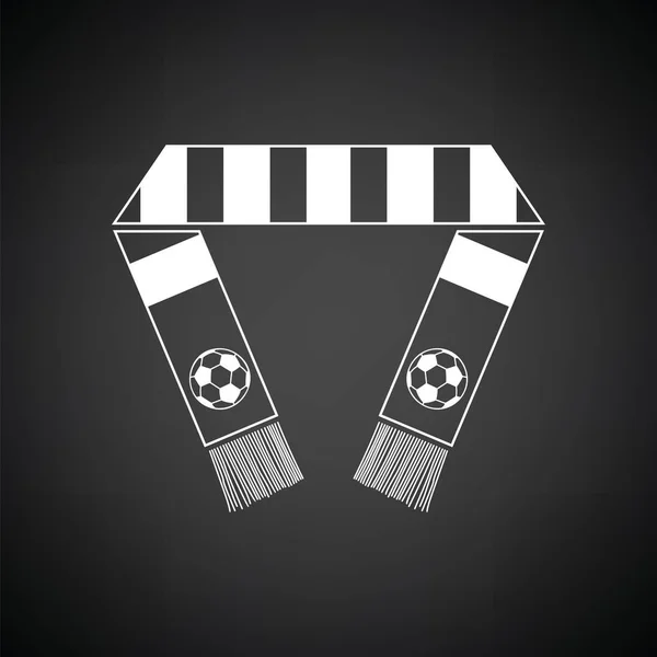 Fotbollsfans halsduk ikonen — Stock vektor