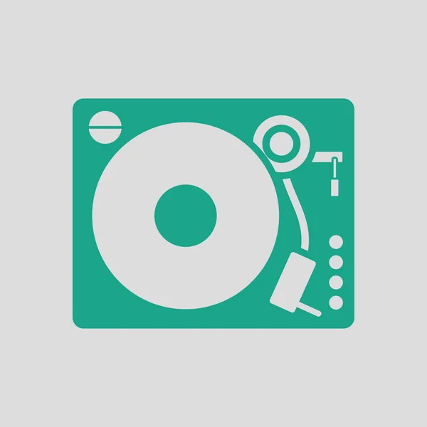 Vinyl player icon — Stock Vector