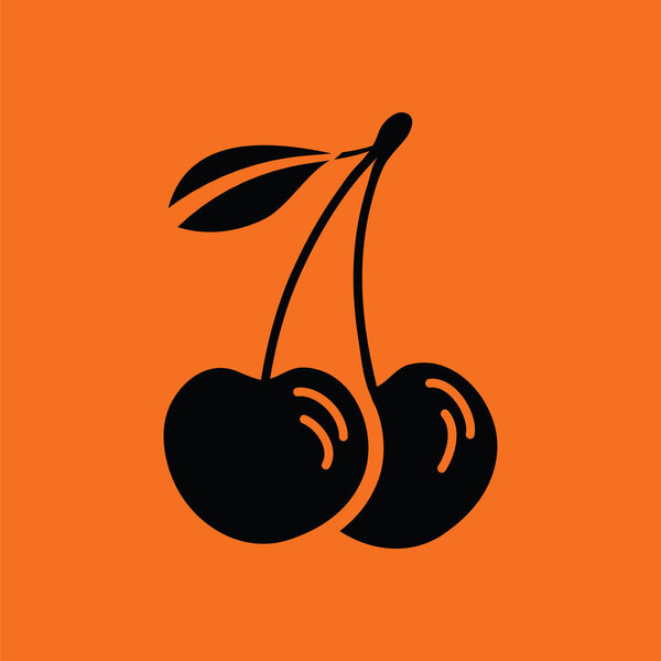 Black cherries icon