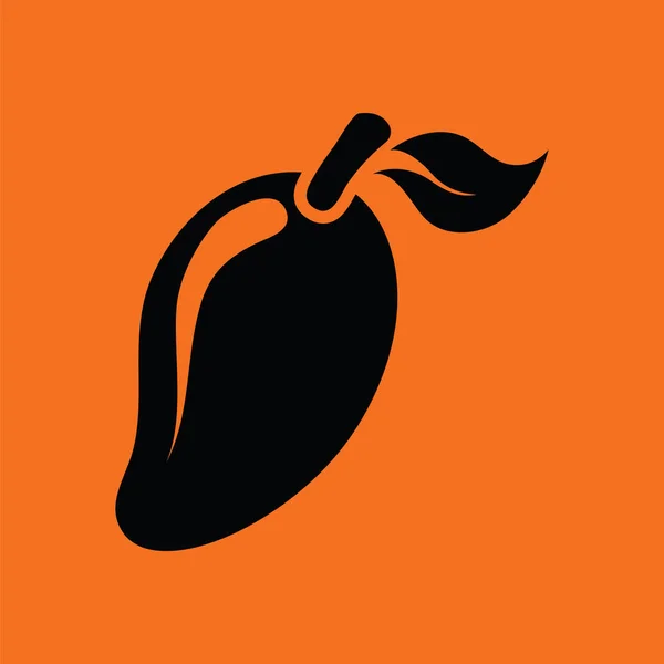 Icona del mango nero — Vettoriale Stock