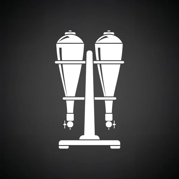 Icono de equipo de sifón de soda — Vector de stock