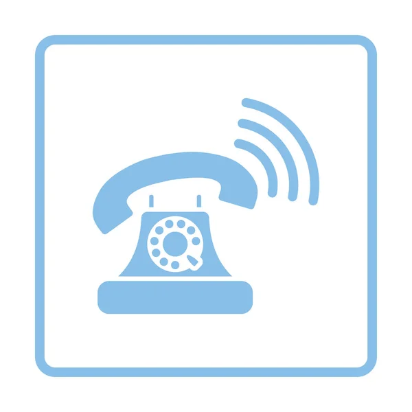 Altes Telefon-Symbol — Stockvektor