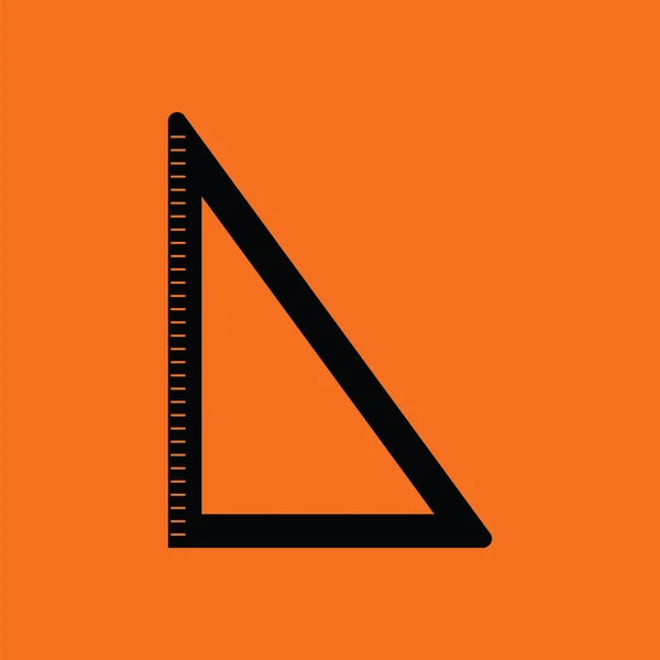 Ilustración del icono del triángulo . — Vector de stock