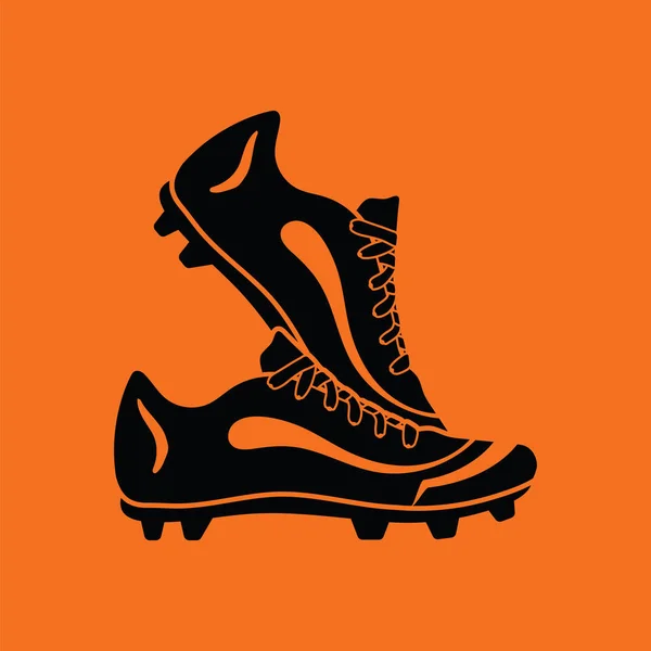 Ποδόσφαιρο ζευγάρι μπότες εικονίδιο — Διανυσματικό Αρχείο