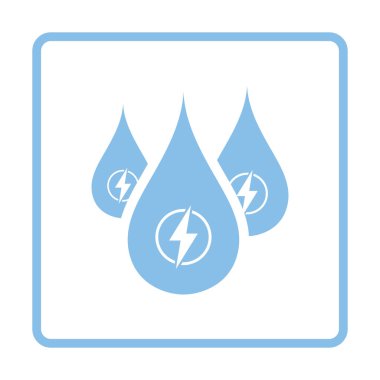 Hidro enerji damla simgesi