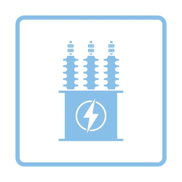Elektrische transformator pictogram — Stockvector