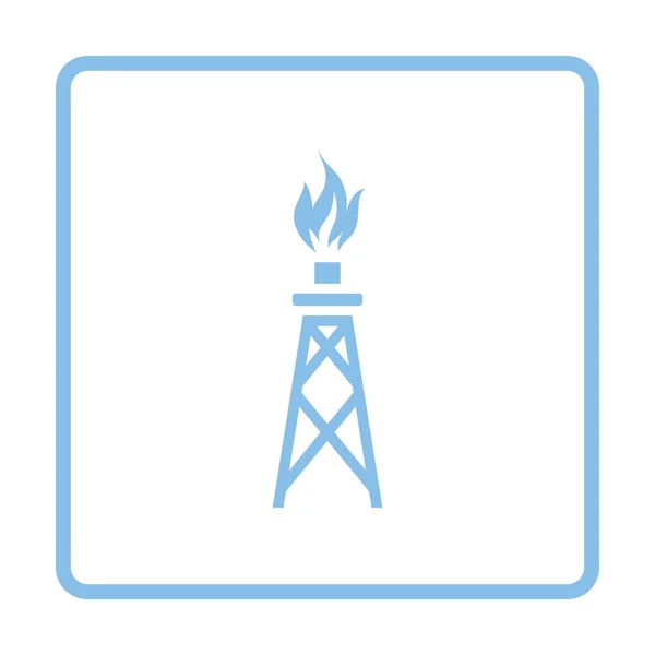 Ícone da torre de gás —  Vetores de Stock