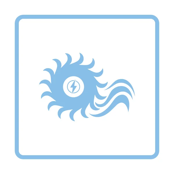Water turbine icon — Stock Vector
