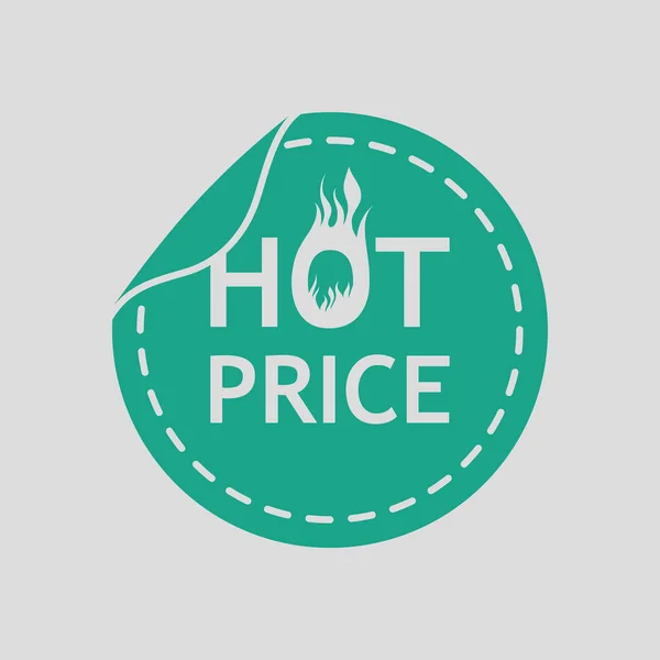 Гарячі Ціна значок — стоковий вектор