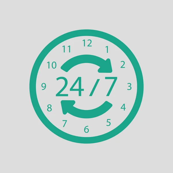24 小时图标 — 图库矢量图片