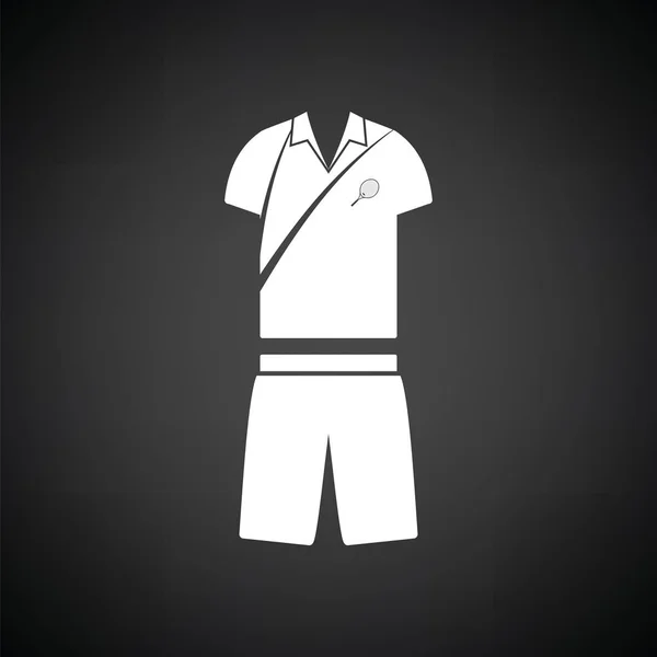 Homme de tennis icône uniforme — Image vectorielle