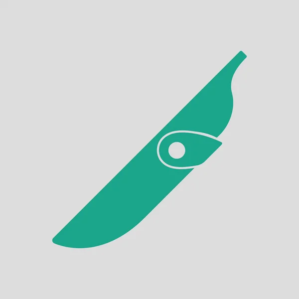 Kniv baljan ikonen — Stock vektor