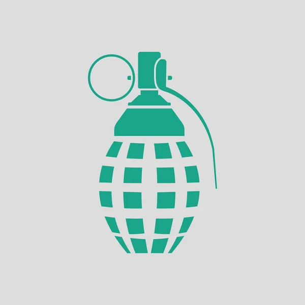 Icône grenade défensive — Image vectorielle