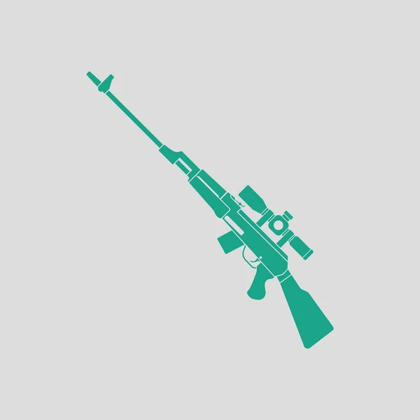 Scharfschützengewehr-Symbol — Stockvektor