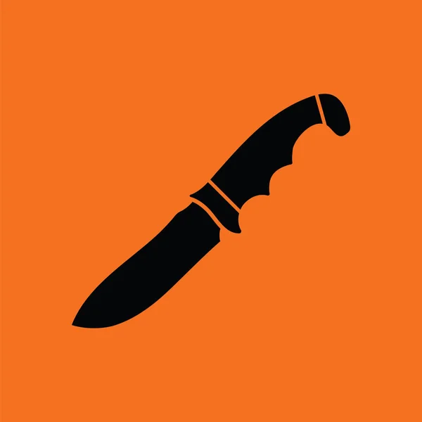Icono cuchillo de caza — Vector de stock