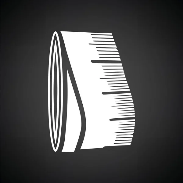 Tailor measure tape icon — Stock Vector