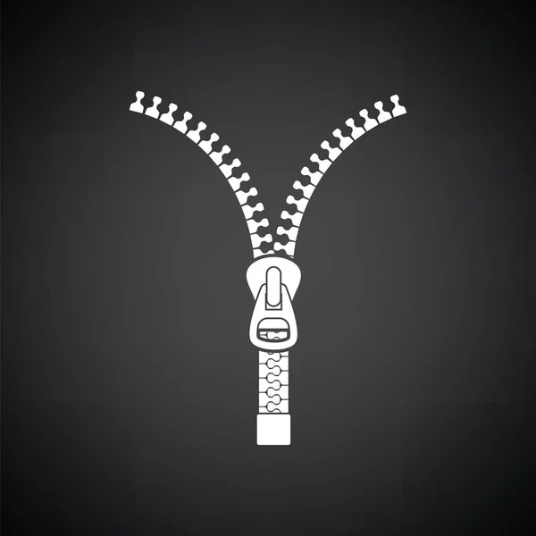 Reißverschluss-Symbol nähen — Stockvektor