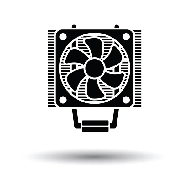 Icono del ventilador CPU — Vector de stock