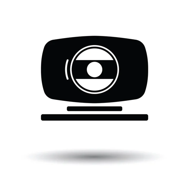 Ilustração ícone webcam — Vetor de Stock