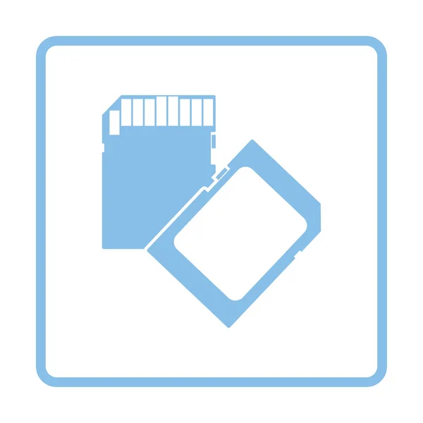 Icono de la tarjeta de memoria — Vector de stock