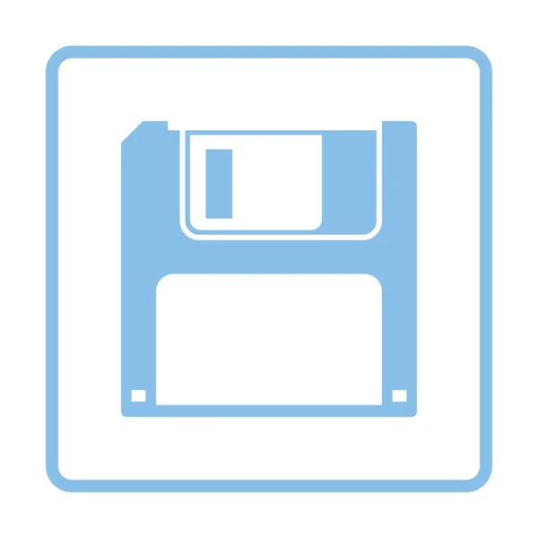 Ilustração ícone disquete . — Vetor de Stock