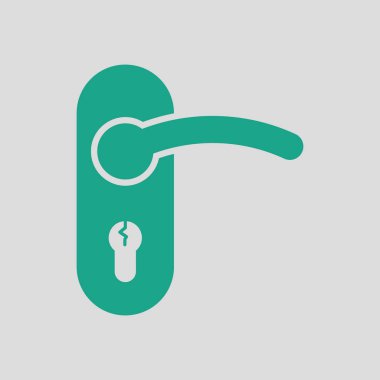 Door handle icon clipart