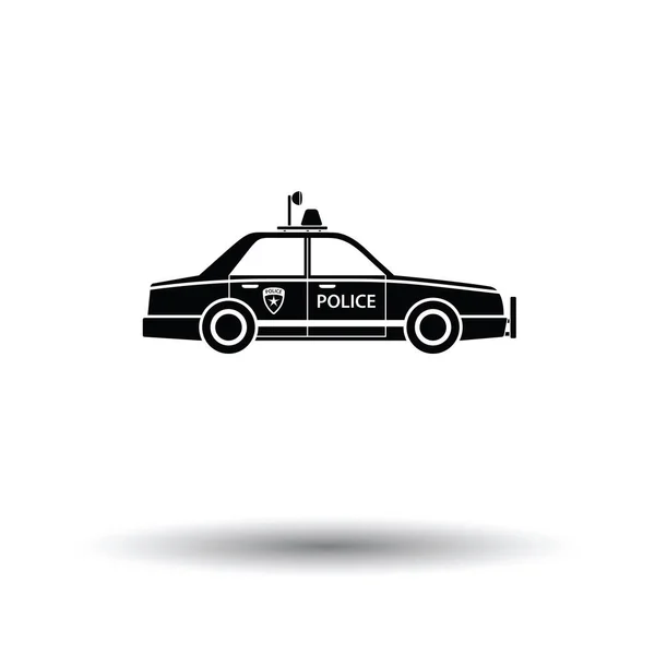 Ícone do carro da polícia — Vetor de Stock