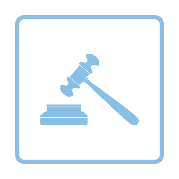 Icona del martello giudice — Vettoriale Stock