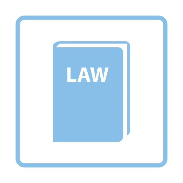 Ikona knihy zákon — Stockový vektor