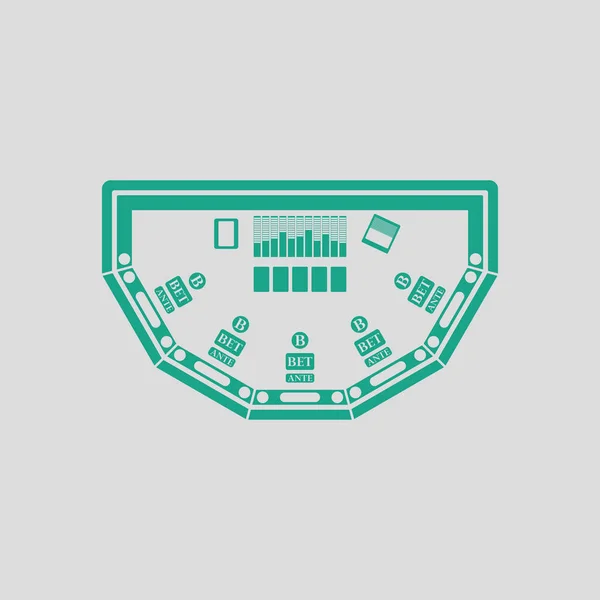 Icono de mesa de poker — Archivo Imágenes Vectoriales