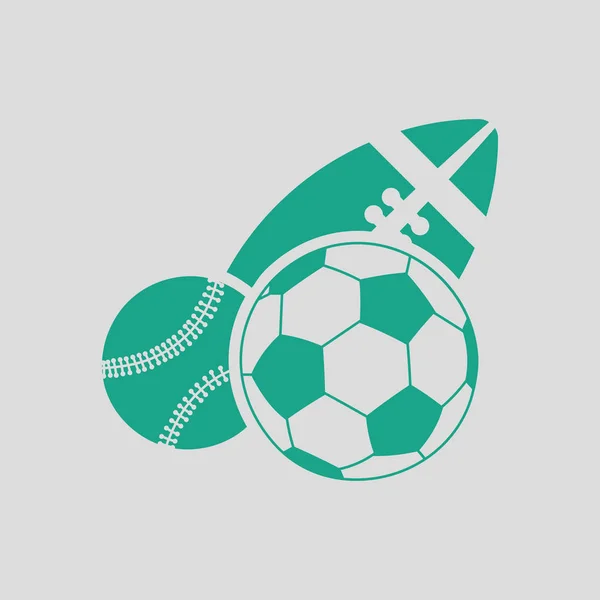 スポーツのボールのアイコン — ストックベクタ