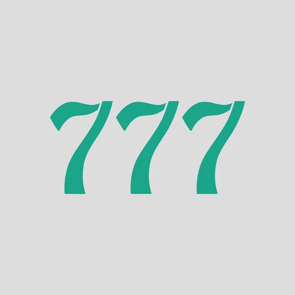 Иконка 777 . — стоковый вектор