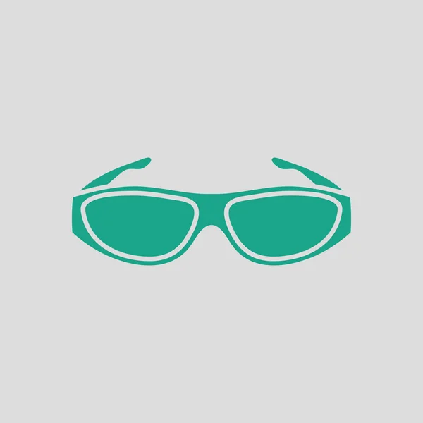 Poker sunglasses icon — Stock Vector