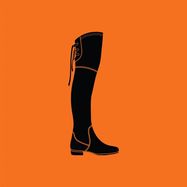 Hessian boots icon — Stock Vector