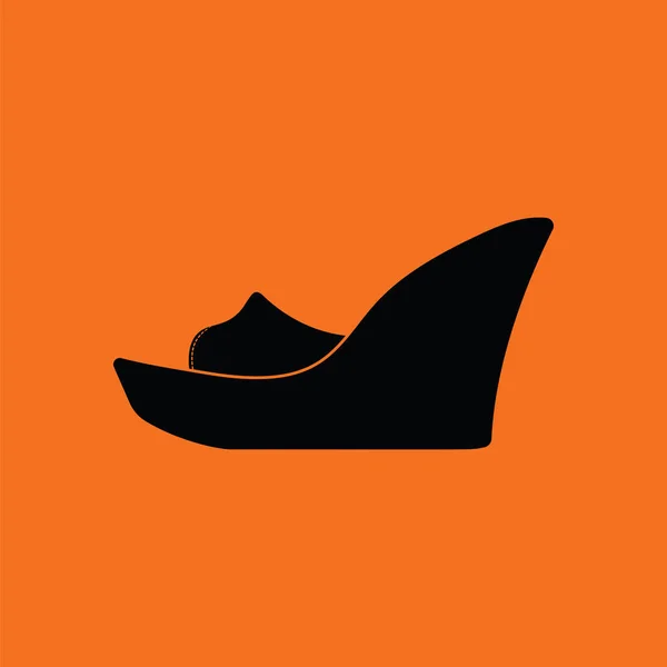 Platform cipő ikon — Stock Vector