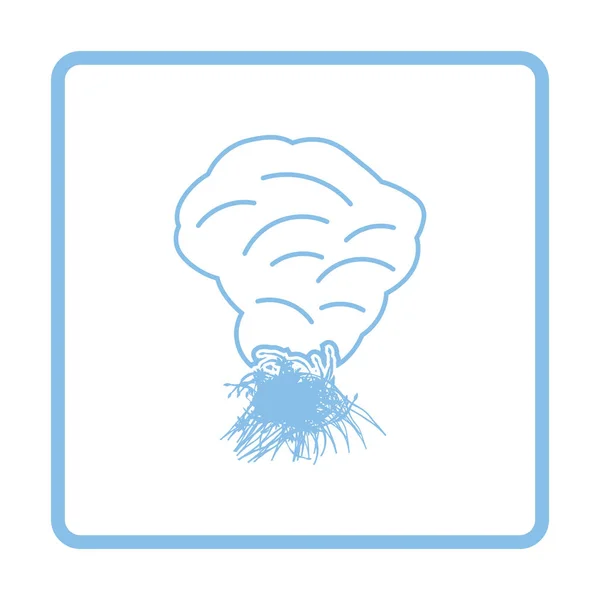 Sesonal icône de combustion de l'herbe — Image vectorielle