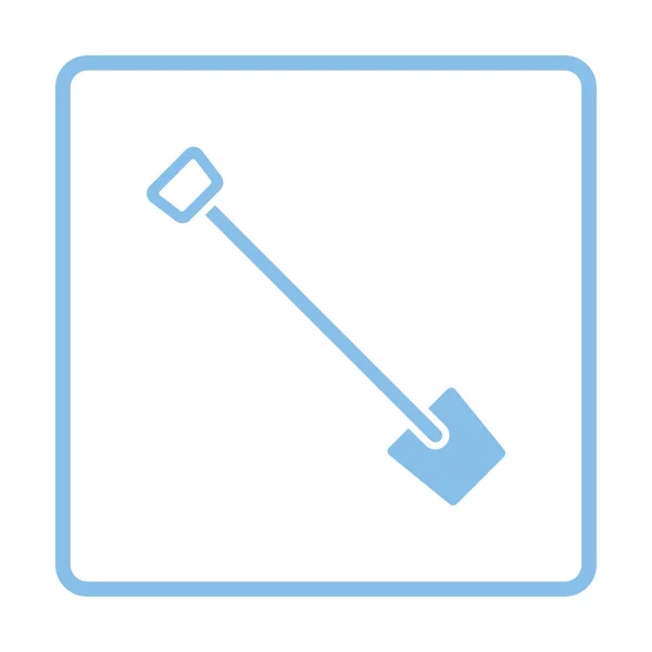 Shovel icon  illustration — Stock Vector