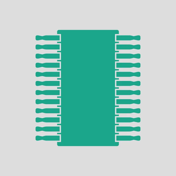 Chip ikon illusztráció — Stock Vector